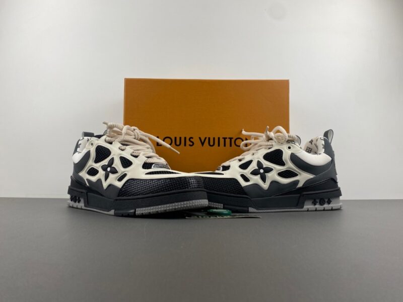 LV Skate Sneaker Grey White - Image 6