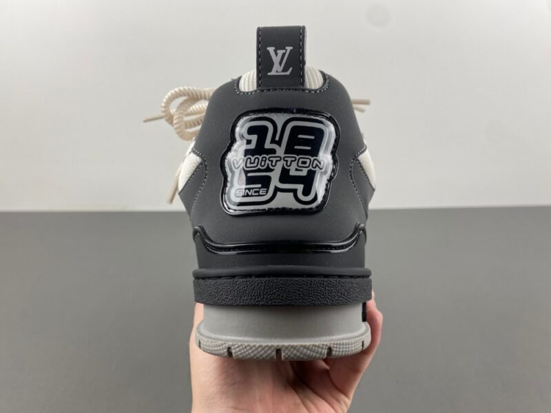 LV Skate Sneaker Grey White - Image 13