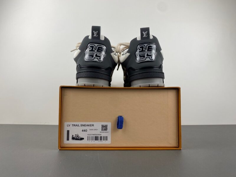 LV Skate Sneaker Grey White - Image 5