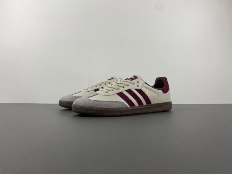 adidas Samba OG Putty Grey Maroon