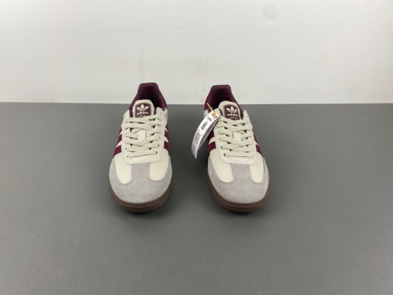 adidas Samba OG Putty Grey Maroon - Image 7