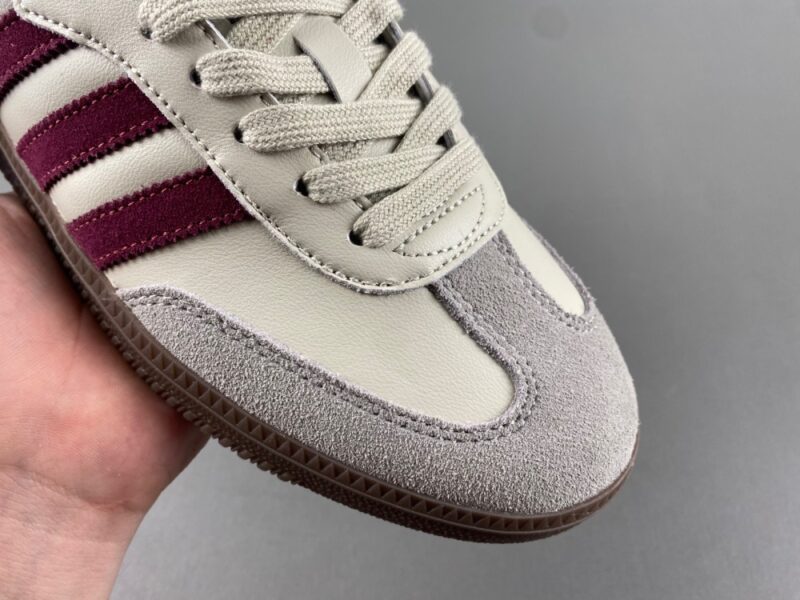 adidas Samba OG Putty Grey Maroon - Image 4