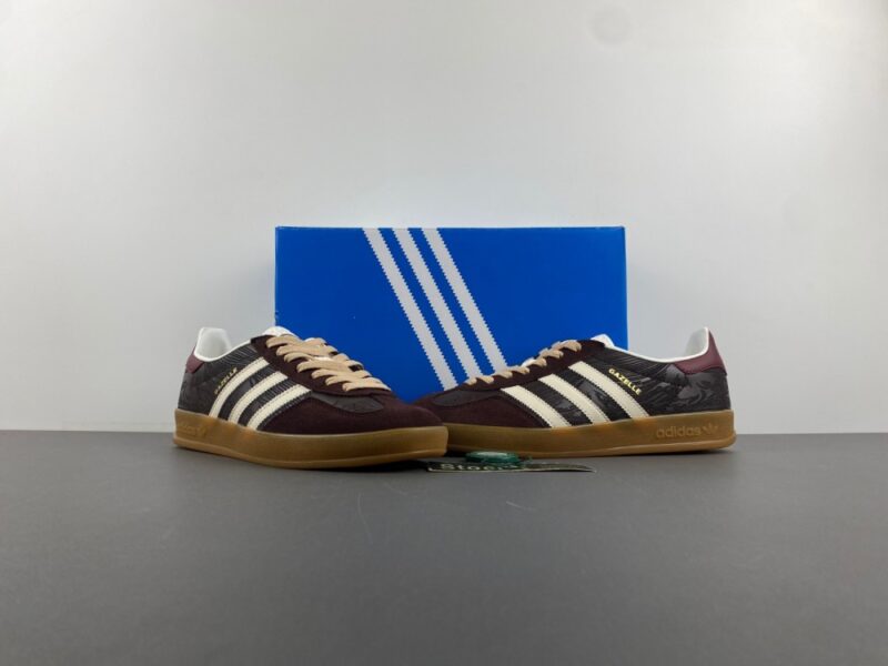 adidas Gazelle Indoor The Blue Trio Bronze Light Brown - Image 6