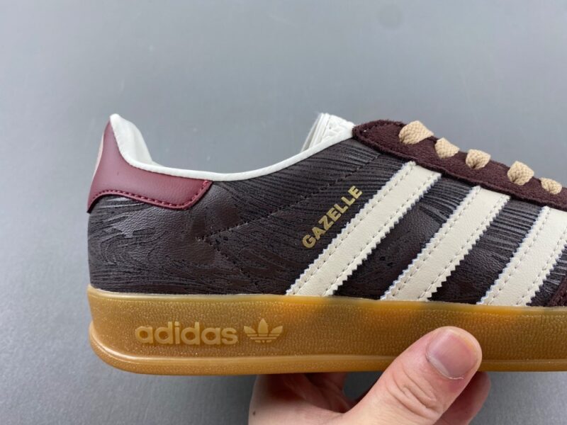 adidas Gazelle Indoor The Blue Trio Bronze Light Brown - Image 3