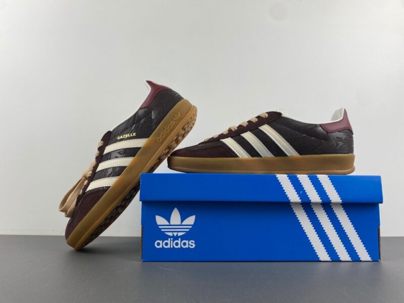 adidas Gazelle Indoor The Blue Trio Bronze Light Brown - Image 16