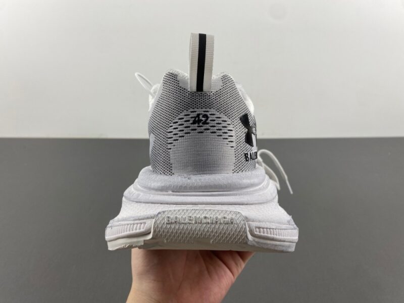 Balenciaga x Under Armour 3xl Knit Sneaker in White/black - Image 14