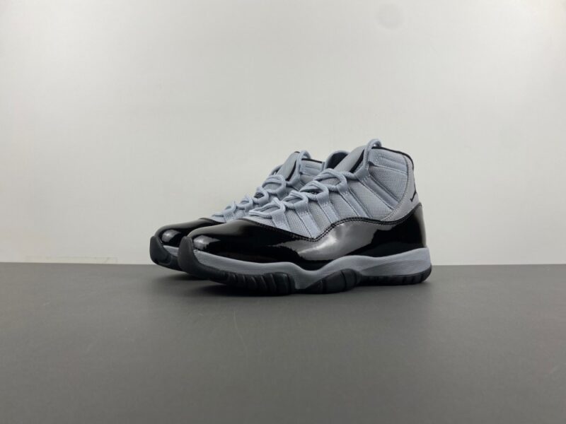 Air Jordan 11 Gray and Black