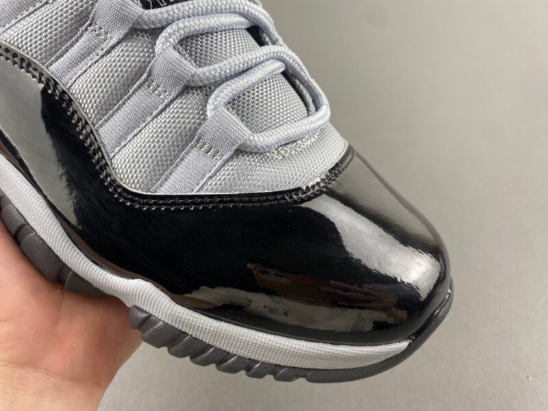 Air Jordan 11 Gray and Black - Image 11