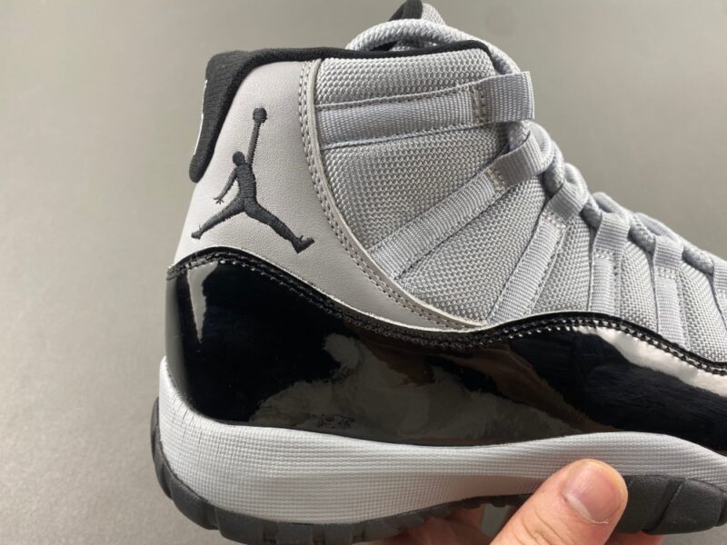 Air Jordan 11 Gray and Black - Image 12