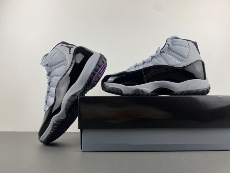 Air Jordan 11 Gray and Black - Image 16