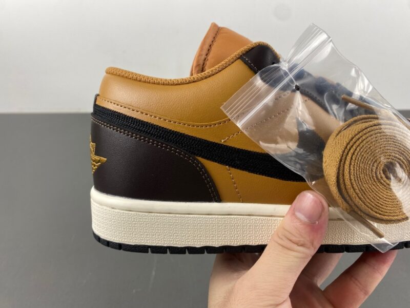 Air Jordan 1 Low SE Flax Baroque Brown - Image 6