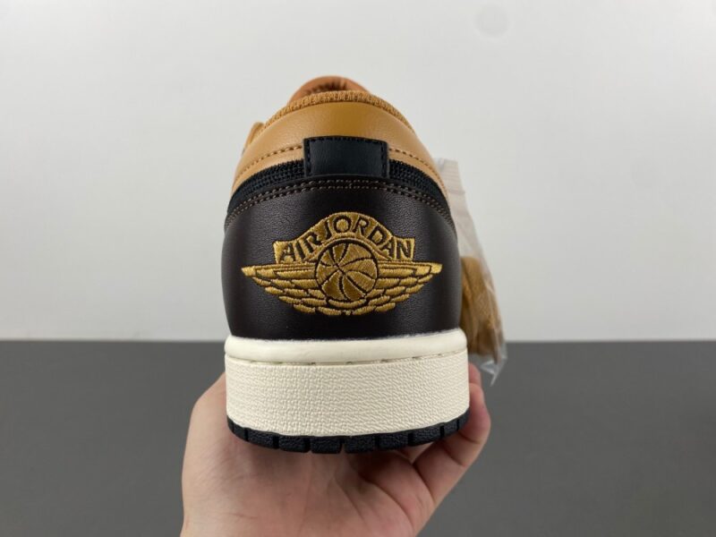 Air Jordan 1 Low SE Flax Baroque Brown - Image 8