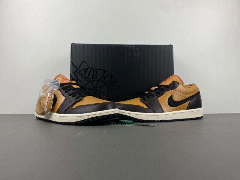 Air Jordan 1 Low SE Flax Baroque Brown - Image 14