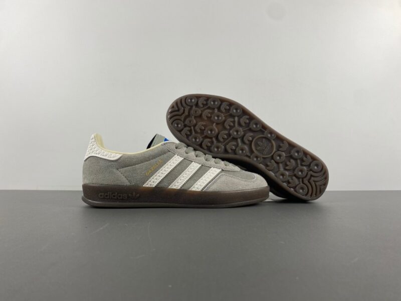 adidas Gazelle Indoor Dark Grey White - Image 4