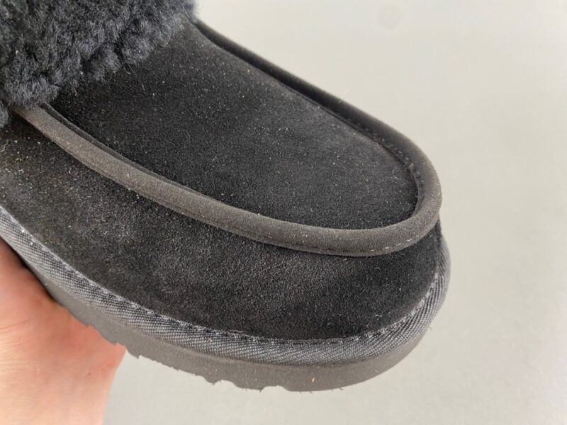 Women's Ultra Mini Ugg Fluff Black - Image 6