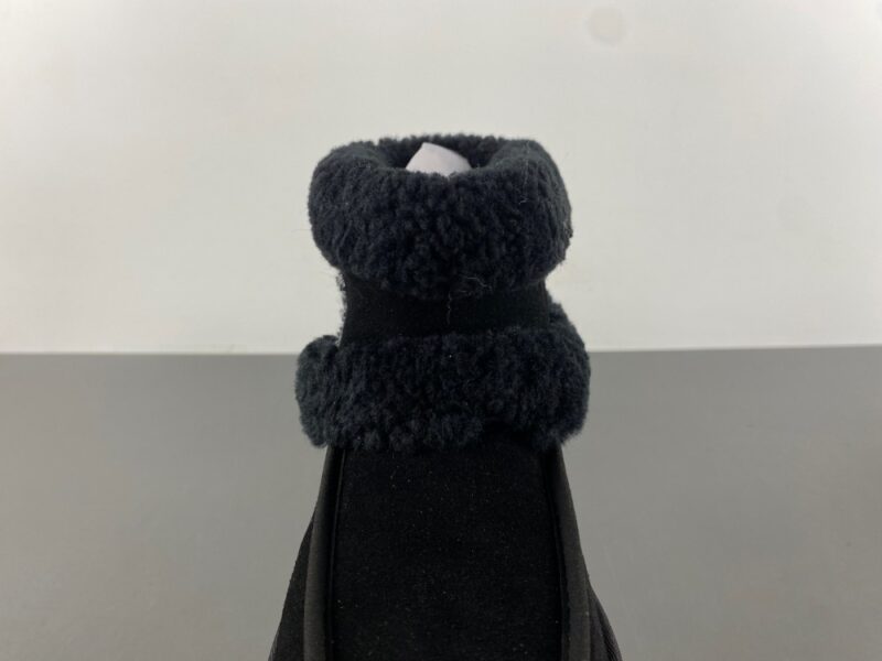 Women's Ultra Mini Ugg Fluff Black - Image 8