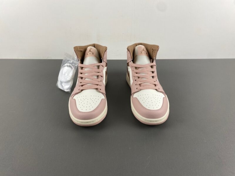 Air Jordan 1 Mid Pink Oxford Brown (Women's) - Image 4