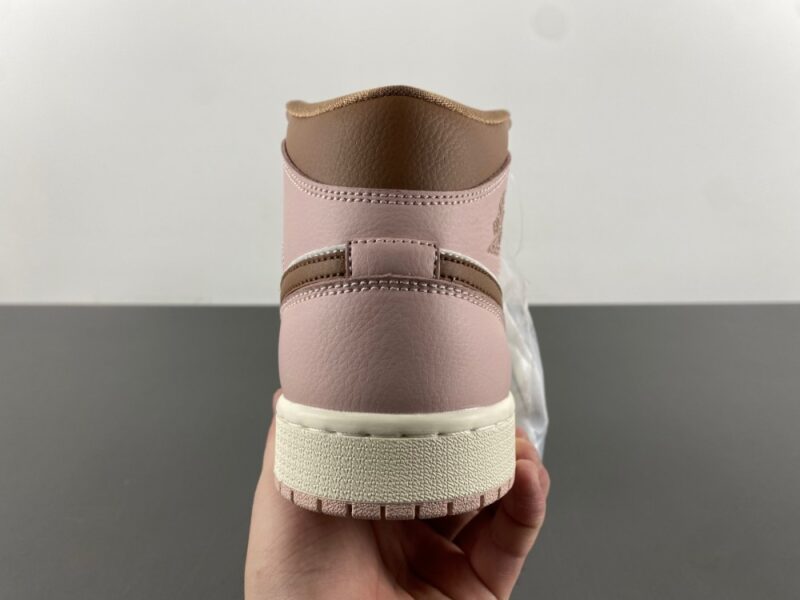 Air Jordan 1 Mid Pink Oxford Brown (Women's) - Image 12