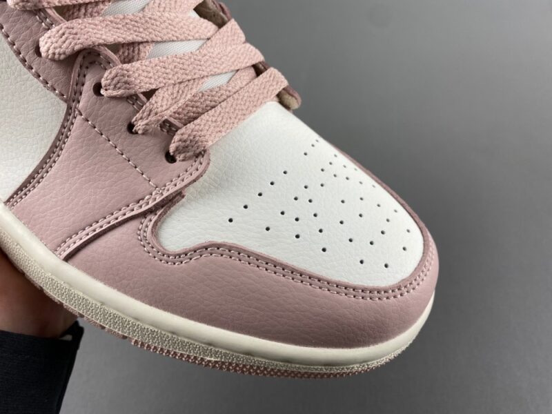 Air Jordan 1 Mid Pink Oxford Brown (Women's) - Image 16