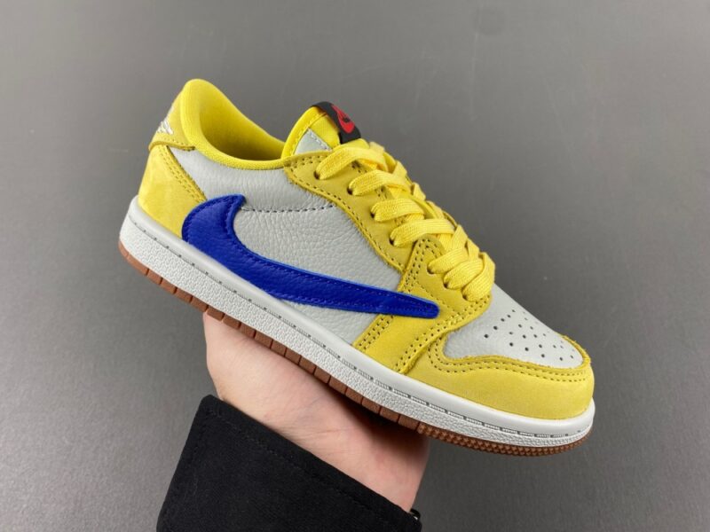 Air Jordan 1 Retro Low OG SP Travis Scott Canary (PS) - Image 2