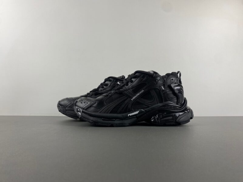 Balenciaga x Under Armour Runner Ripstop Sneaker in Black