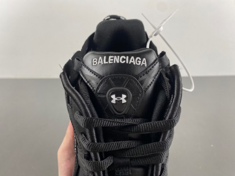 Balenciaga x Under Armour Runner Ripstop Sneaker in Black - Image 7