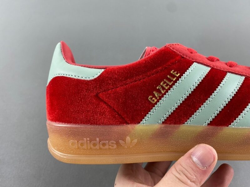 adidas Gazelle Indoor Better Scarlet Hazy Green - Image 6