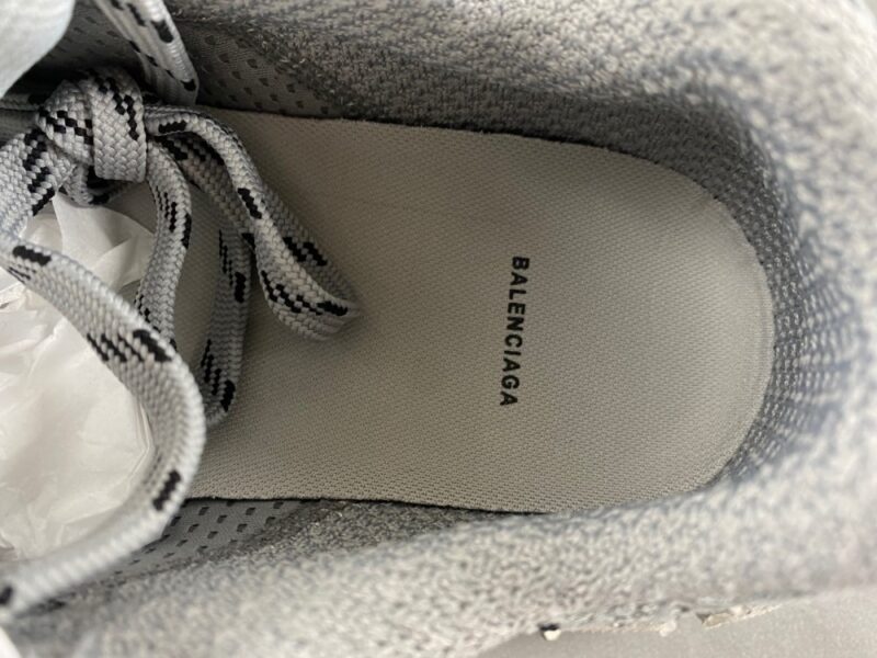 Balenciaga Gray 3Xl Mesh Lace-Up Sneakers - Image 10