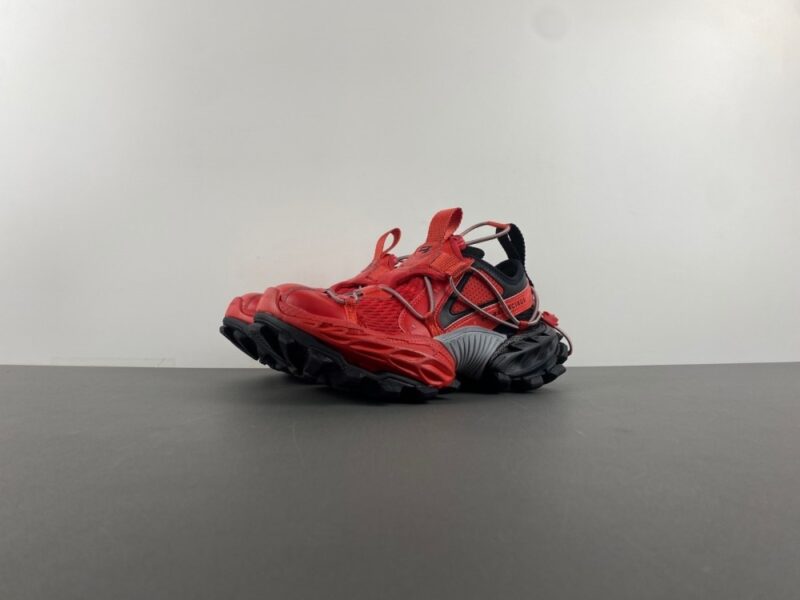 Balenciaga Hike Sneaker in Red/black