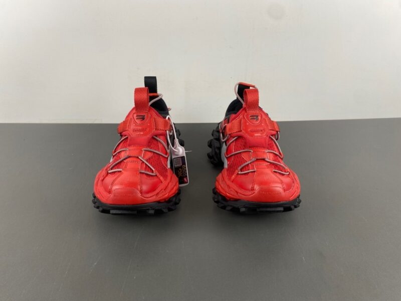 Balenciaga Hike Sneaker in Red/black - Image 4