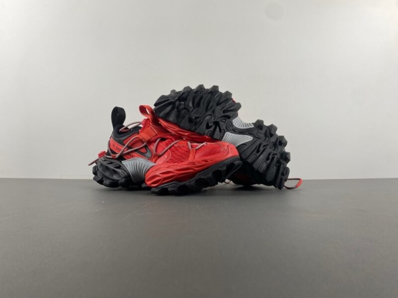 Balenciaga Hike Sneaker in Red/black - Image 7