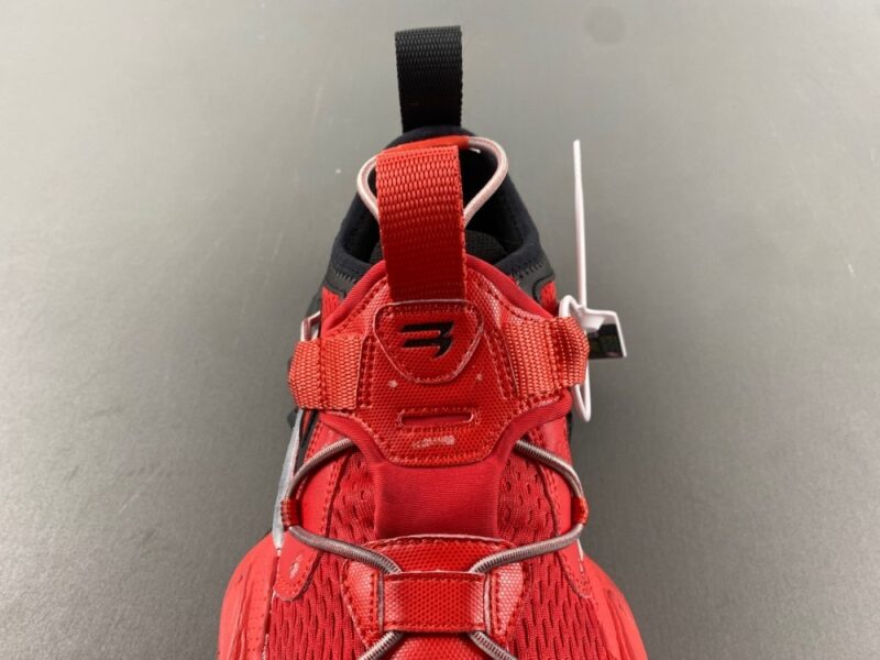 Balenciaga Hike Sneaker in Red/black - Image 8