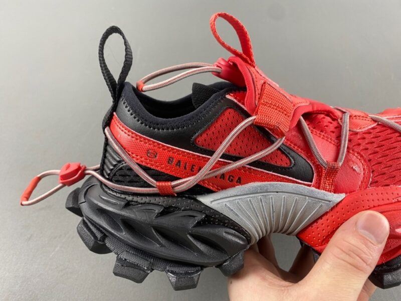 Balenciaga Hike Sneaker in Red/black - Image 10