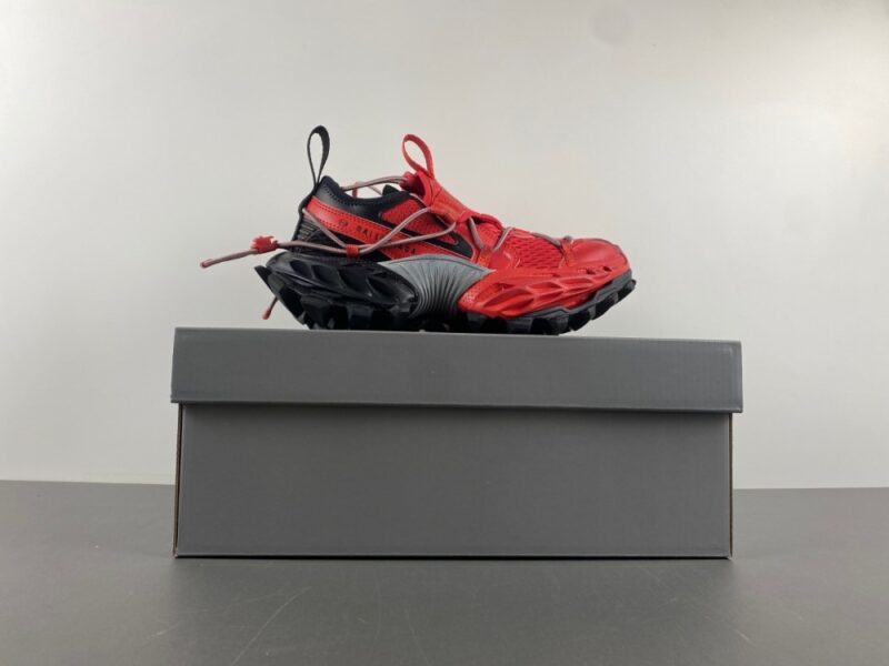 Balenciaga Hike Sneaker in Red/black - Image 17