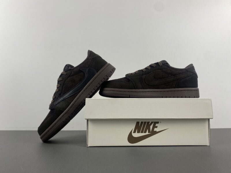 Air Jordan 1 Retro Low OG SP Travis Scott Velvet Brown - Image 14