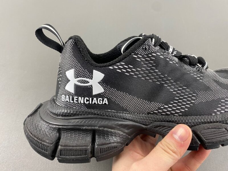 Balenciaga x Under Armour 3xl Knit Sneaker in Black/white - Image 14