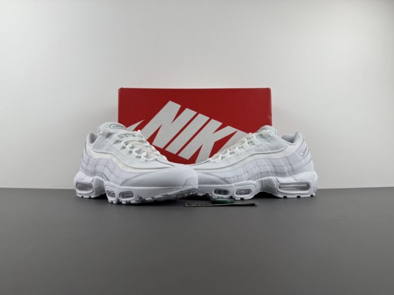 Nike Air Max 95 Essential White Grey Fog - Image 5