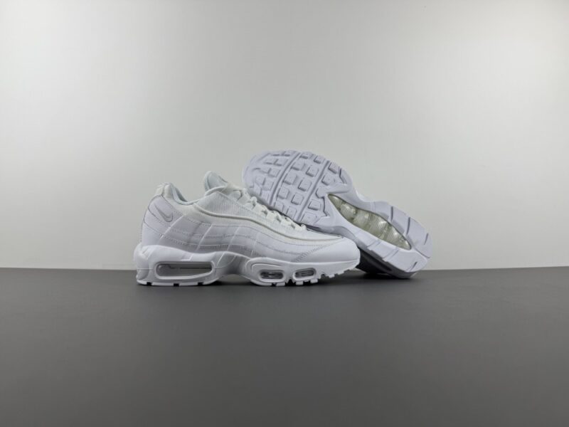 Nike Air Max 95 Essential White Grey Fog - Image 7