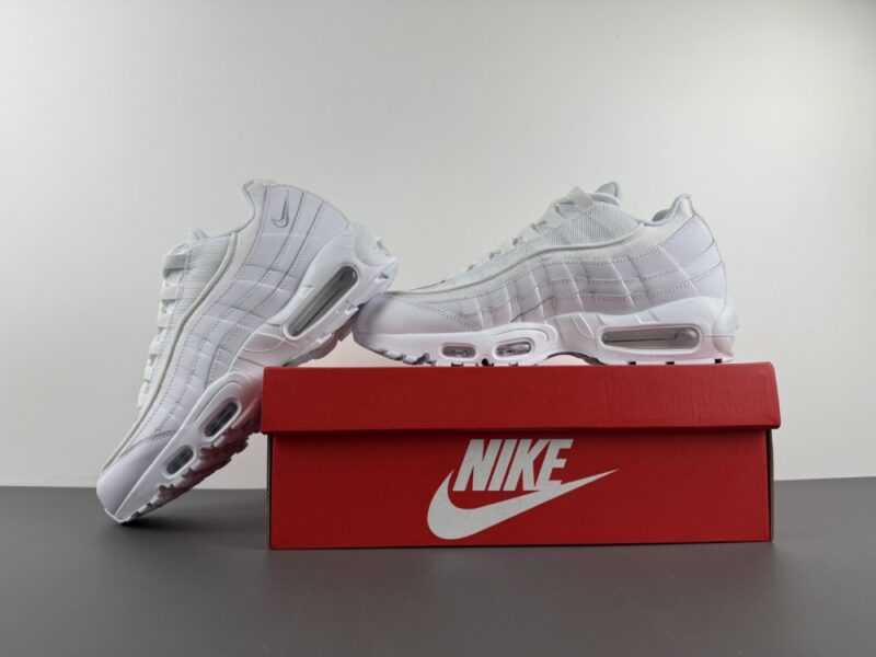 Nike Air Max 95 Essential White Grey Fog - Image 14