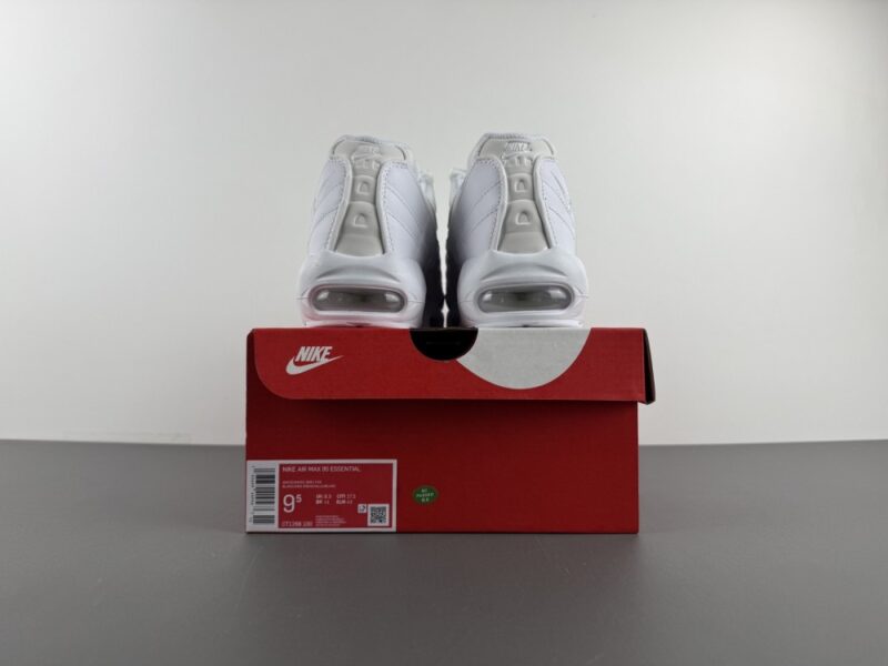 Nike Air Max 95 Essential White Grey Fog - Image 3