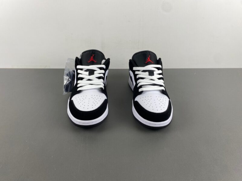 Air Jordan 1 Low SE White Fire Red Black Matte Silver - Image 5