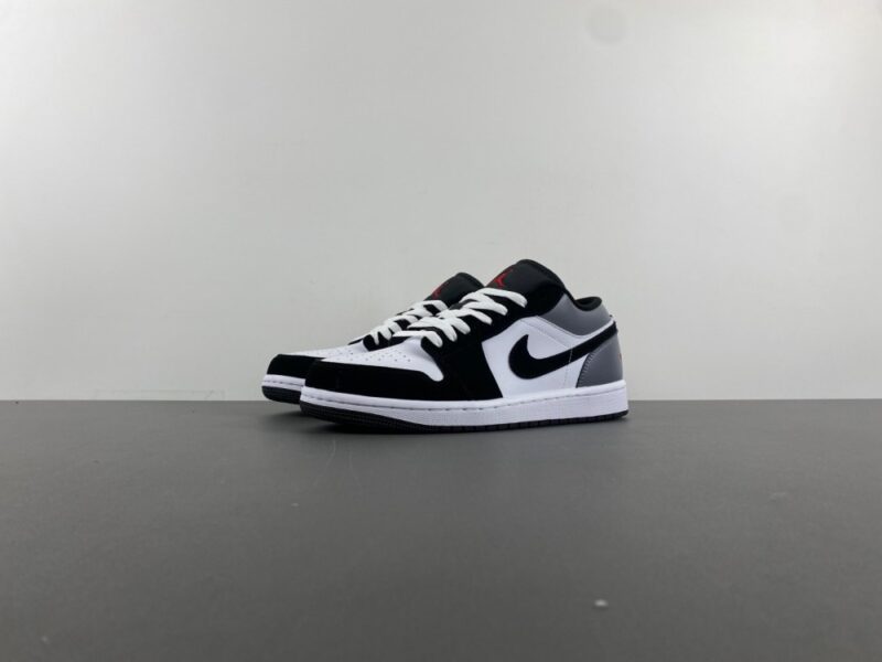 Air Jordan 1 Low SE White Fire Red Black Matte Silver