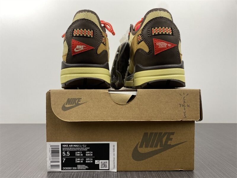 Nike Air Max 1 Travis Scott Cactus Jack Baroque Brown - Image 6