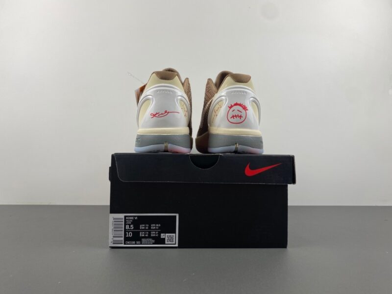 Nike Kobe 6 Protro x Travis Scott Reverse Mocha - Image 11