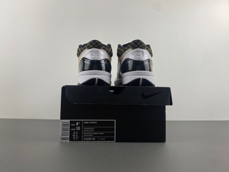 Nike Kobe 4 Protro White Black Del Sol - Image 12