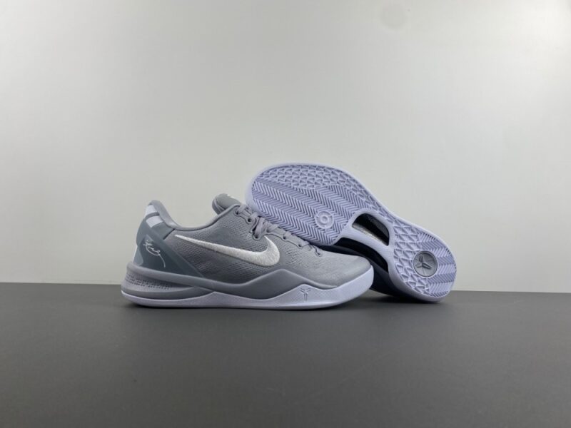 Nike Kobe 8 Protro Wolf Grey - Image 8