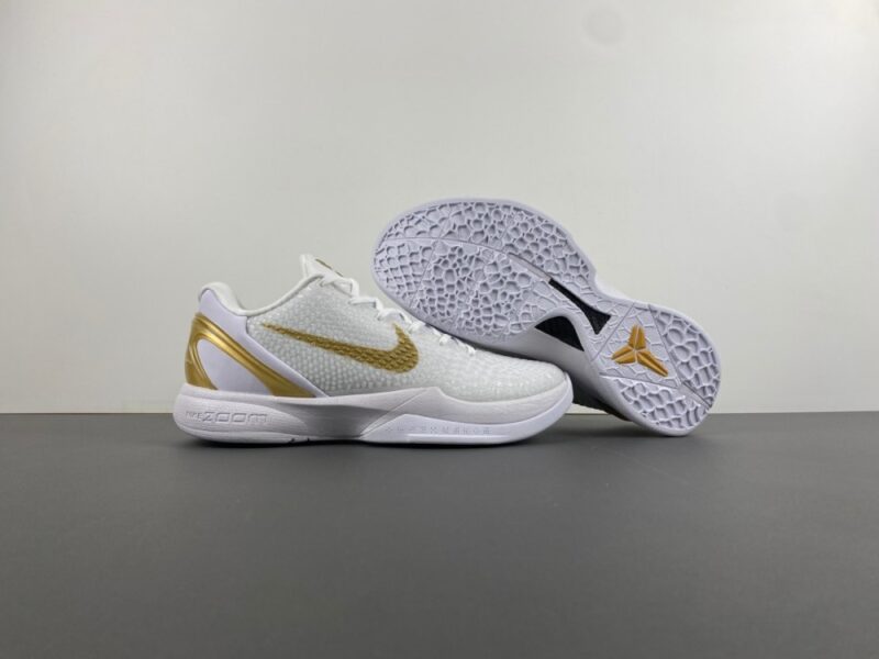 Nike Kobe 6 Protro White Gold - Image 7