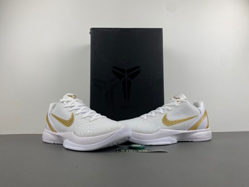 Nike Kobe 6 Protro White Gold - Image 8