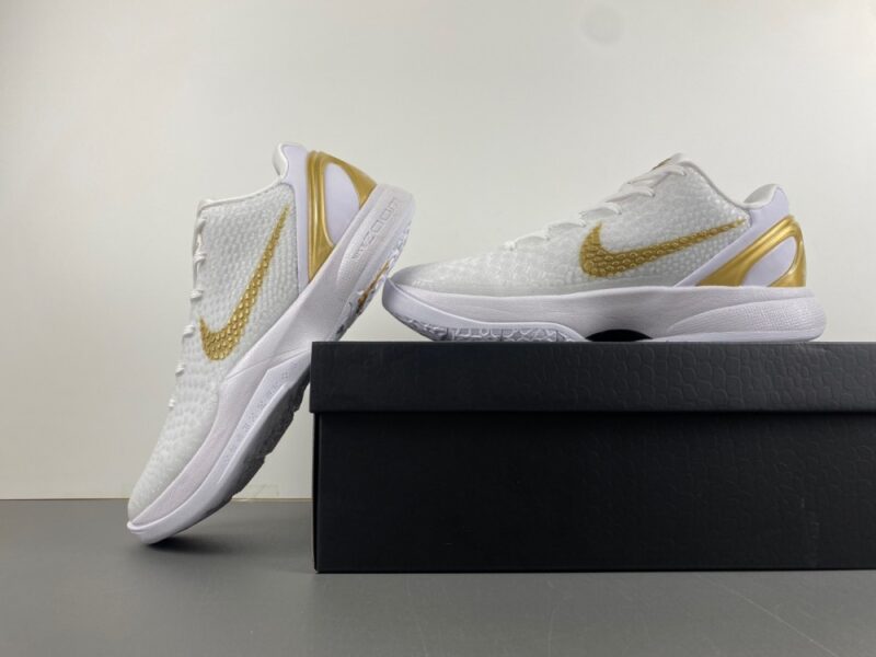 Nike Kobe 6 Protro White Gold - Image 9