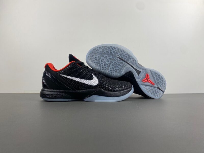 Nike Kobe 6 Protro Black White Red - Image 6